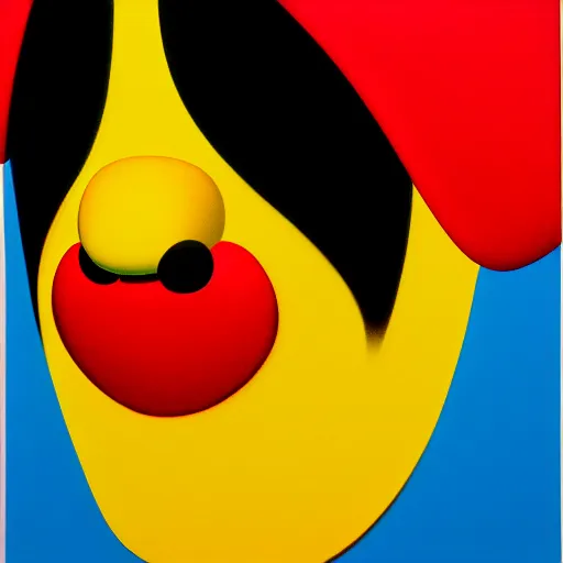 Image similar to sad clown by shusei nagaoka, kaws, david rudnick, airbrush on canvas, pastell colours, cell shaded, 8 k