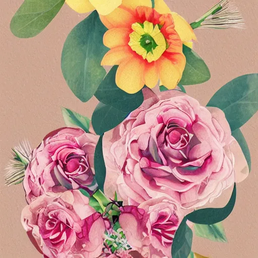 Image similar to wedding flowers illustration