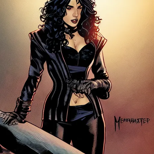 Image similar to yennefer in marvel comics