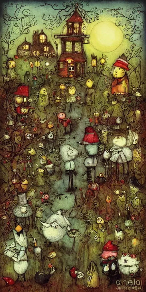 Image similar to a thanksgiving scene by alexander jansson