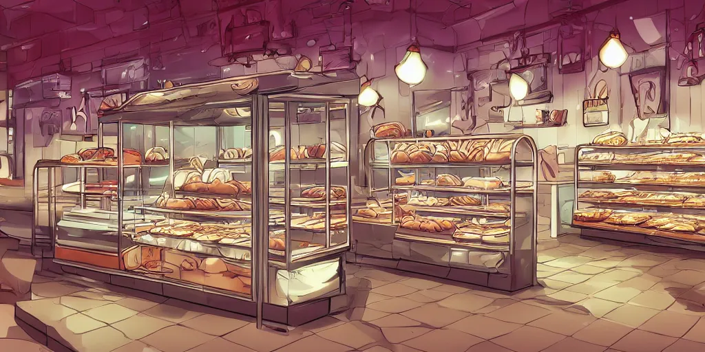 Premium Photo  Drawn bakery watercolor bakery shop illustrations ai  generated