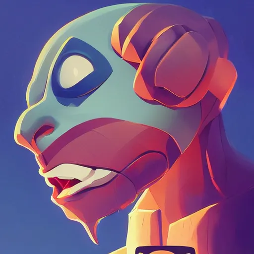 Image similar to face icon stylized minimalist toxic crusaders, loftis, cory behance hd by jesper ejsing, by rhads, makoto shinkai and lois van baarle, ilya kuvshinov, rossdraws global illumination