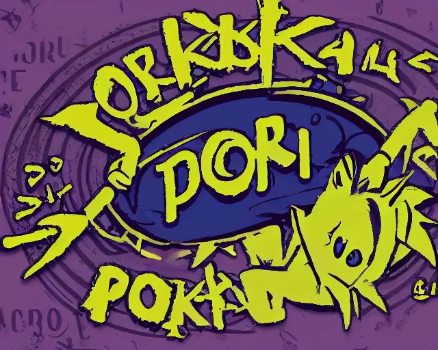 Prompt: pokoanboi logo