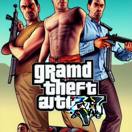 Image similar to GTA 5 poster style with gollum face