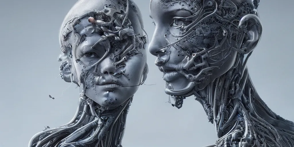 Image similar to hyperrealistic photography of a highly detailed gorgeous cyborg female parts, westworld opening scene, in the style of beth cavener, jin kagetsu, james jean and wlop, highly detailed, face symmetry, masterpiece,, sharp focus, intricate concept art, ambient lighting, 8 k, artstation