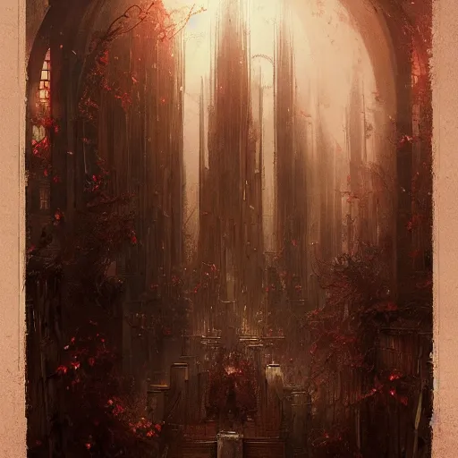 Image similar to opeth album cover by greg rutkowski, high detailed