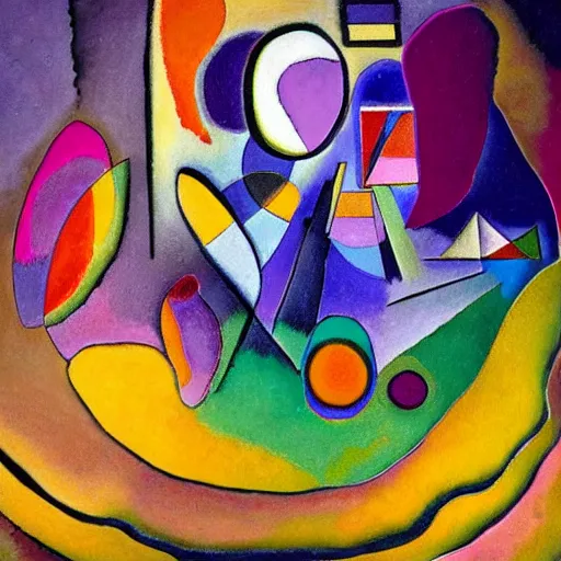 Image similar to Award Winning 85mm Photo of Mirror Illusion Scene in garden of Gethsemene by Kandinsky , abstract lighting