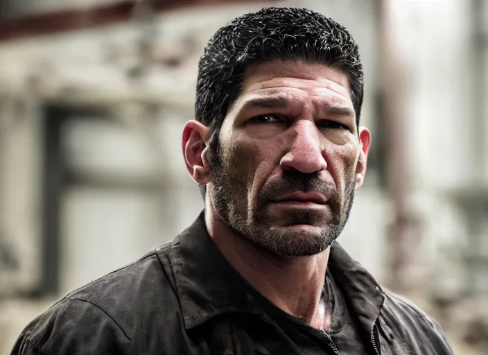 Prompt: john bernthal, movie still, from the new punisher movie, 8 k, realistic