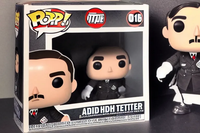 Image similar to Adolf Hitler funko pop figure