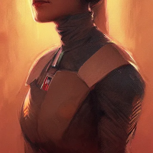 Image similar to portrait of a woman by greg rutkowski, hyela antilles, star wars expanded universe, she is about 2 0 years old, wearing starfighter pilot uniform of the galactic alliance, digital painting, artstation, concept art, smooth, sharp foccus ilustration, artstation hq