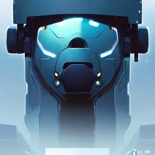 Image similar to face icon stylized minimalist mechwarrior, loftis, cory behance hd by jesper ejsing, by rhads, makoto shinkai and lois van baarle, ilya kuvshinov, rossdraws global illumination