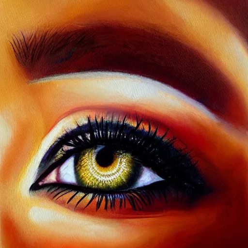 Prompt: medical heating eye bag, in the glamour style, oil painting, high definition, airbrush,