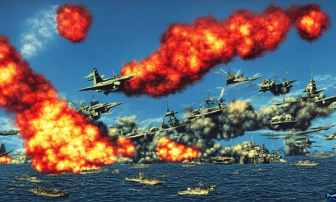 Image similar to pearl harbor attack by tim white