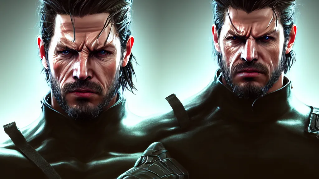 Image similar to portrait, single, snake from metal gear, from left, body and torso, pixar and disney animation, sharp, rendered in unreal engine 5, highly detailed, digital painting, artstation, concept art, smooth, sharp focus, wallpaper, splash art, promo art, dramatic lighting, art by artgerm and greg rutkowski and bo chen and jin xiaodi