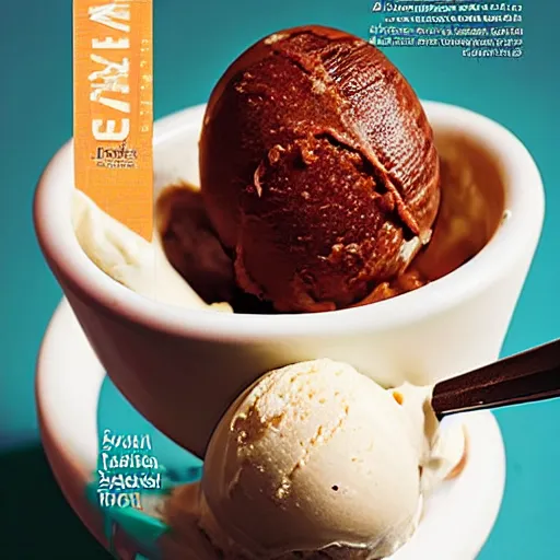 Image similar to sausage flavoured ice cream, culinary food magazine photo