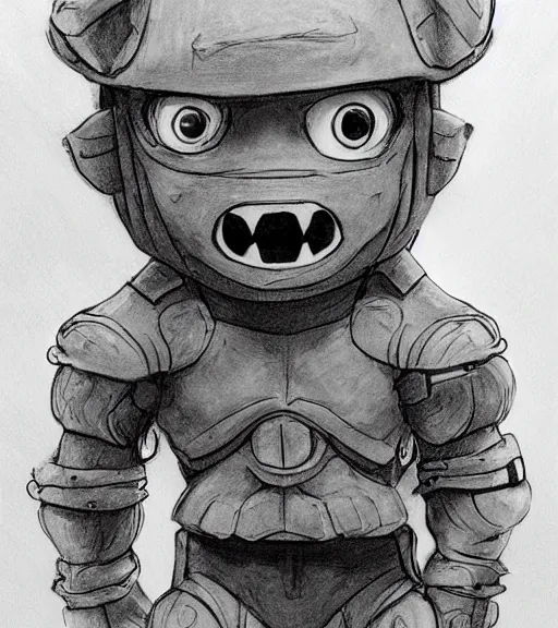 Prompt: attractive little boy wearing an cyborg bear suit, artwork in kentaro miura and made in abyss, inspired in astroboy smooth, beautiful lightness, anatomically correct, trending on pixiv, fascist composition, realistic