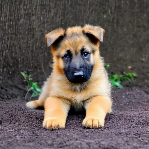 Prompt: German Shepherd puppy
