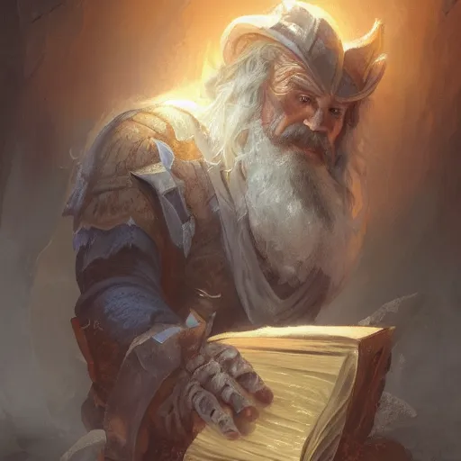 Image similar to a detailed portrait of a ghost wizard holding an ancient book, by justin gerard and greg rutkowski, digital art, realistic painting, dnd, dungeons & dragons, character design, trending on artstation