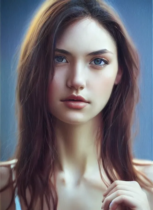 Prompt: photo of a gorgeous young woman in the style of stefan kostic, realistic, 1 / 2 body shot, 8 5 mm art lens, f 1. 2, sharp focus, 8 k high definition, insanely detailed, intricate, elegant, art by stanley lau and artgerm