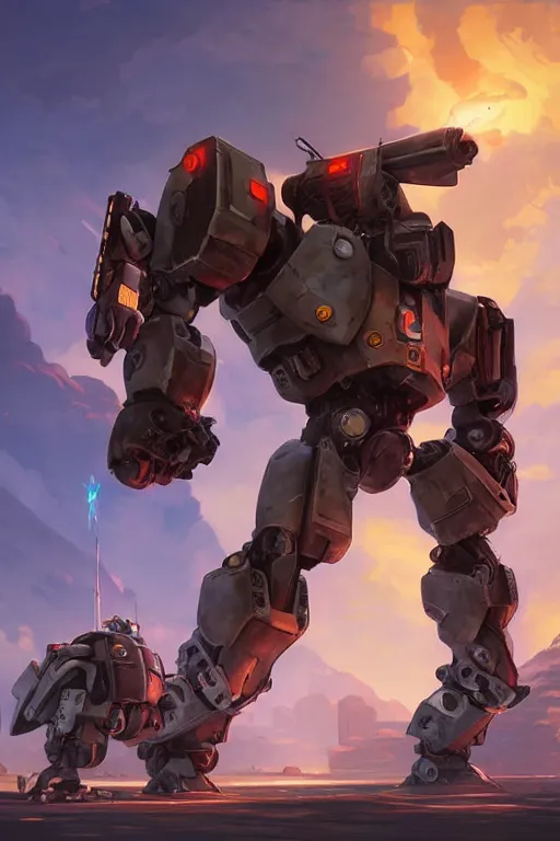 Image similar to mechwarrior 5 : mercenaries mech megaman transformer robot boss tank engine game octane render, 4 k, hd 2 0 2 2 3 d cgi rtx hdr style chrome reflexion glow fanart jesper ejsing, by rhads, makoto shinkai borderlands and by feng zhu rossdraws artstation by digital cinematic pixar and disney unreal zbrush central hardmesh