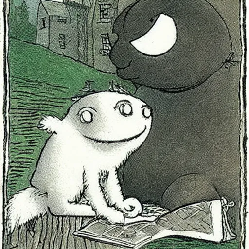 Image similar to by Maurice Sendak