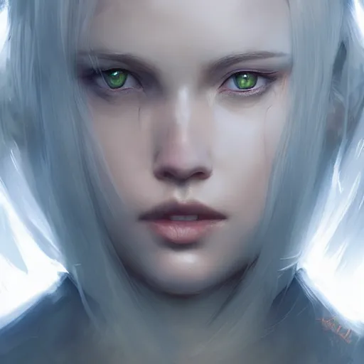 Prompt: kerli koiv cindy ff 1 5, character portrait, sharp, digital matte painting, art by greg rutkowski, wlop, dramatic lighting, trending on artstation