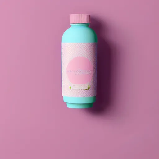 Image similar to pastel color, packaging design, kids products, gift packaging, bottle and label, behance, pintrest, kids, packaging