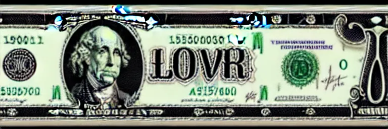 Image similar to lovecraftian dollar bill.