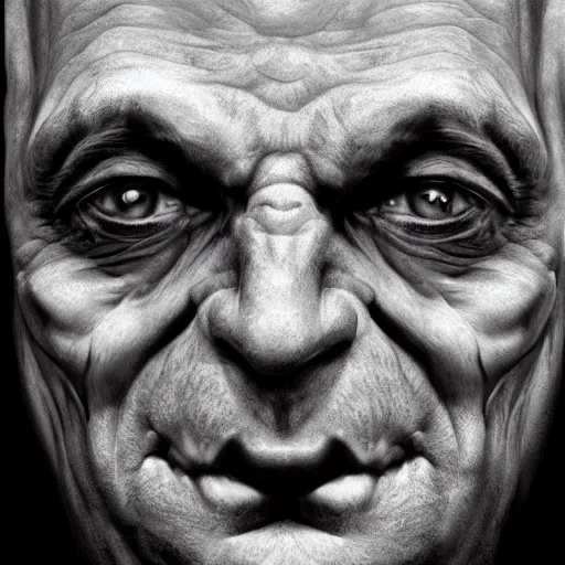 Image similar to avram glazer is the devil, portrait, pure evil, avram glazer, satan, hell, 8 k, hyperrealism, symmetry, volumetric lighting - h 7 6 8