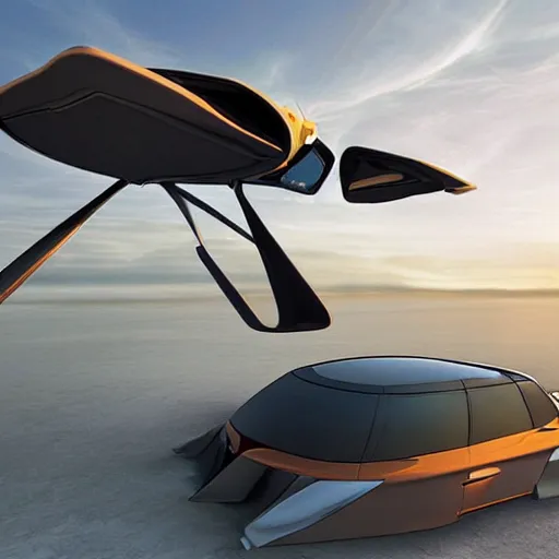 Image similar to a flying car from 2 1 0 0