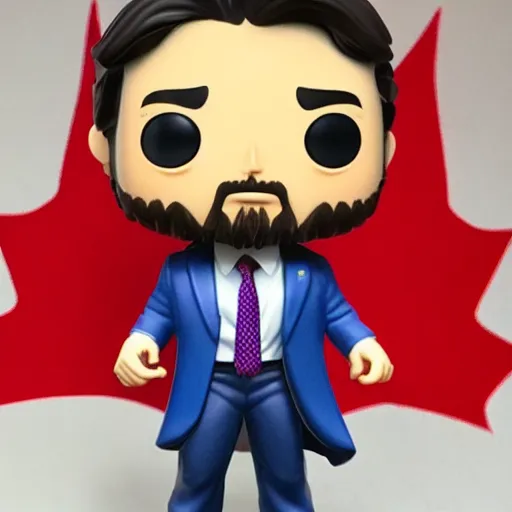 Image similar to Justin Trudeau Funko pop super detailed