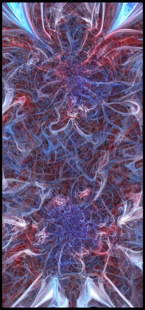 Image similar to math fractal computer intelligence. artgerm. digital art. artstation. 8k resolution.