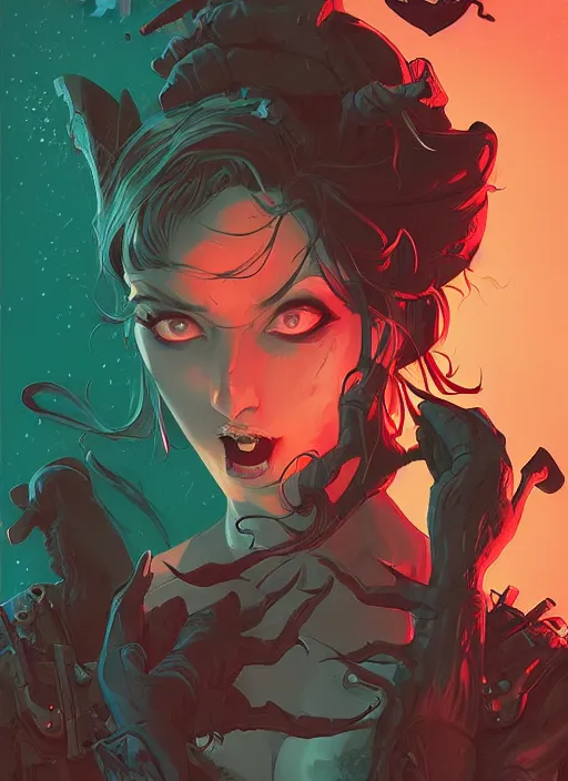 Image similar to beautifull succubus, cute face. dark fantasy, d & d, artstation, art by petros afshar, tom whalen, laurie greasley and greg rutkowski and ilya kuvshinov