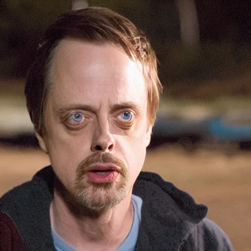 Image similar to Steve Buscemi playing Jesse Pinkman in Breaking-Bad