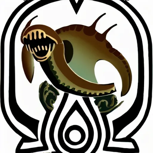 Image similar to Sports Team logo of anomalocaris