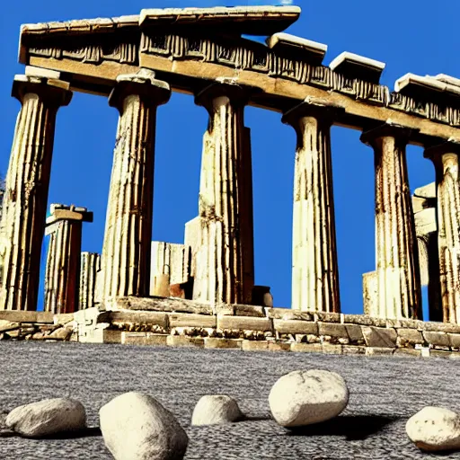 Prompt: 8 k hd detailed octane render of an ancient greek temple