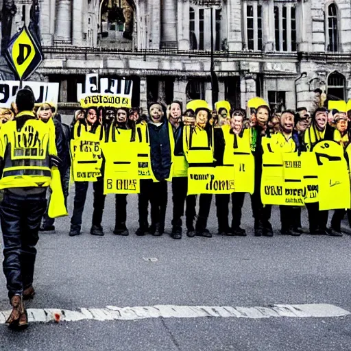 Image similar to Gilets Jaunes movie poster