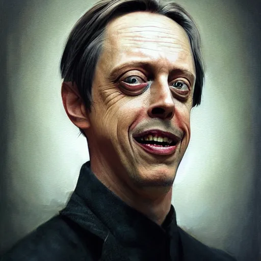 Prompt: hyperrealistic mixed media high resolution painting of a Steve Buscemi smiling in the civil war, stunning 3d render inspired art by István Sándorfi and Greg Rutkowski, perfect symmetry, dim volumetric lighting, 8k octane beautifully detailed render, post-processing, extremely hyper-detailed, intricate, epic composition, highly detailed attributes, highly detailed atmosphere, cinematic lighting, masterpiece, trending on artstation, very very detailed, masterpiece, stunning, flawless structure, lifelike texture, perfection,