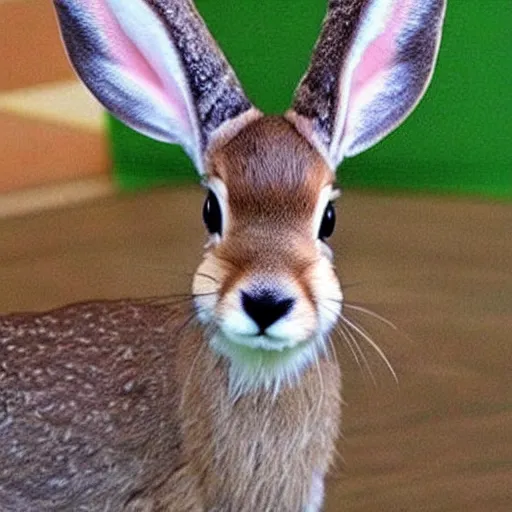 Image similar to bunny deer hybrid cute