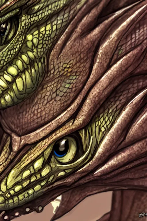 Image similar to lizardman, gray scales, anime, hd,