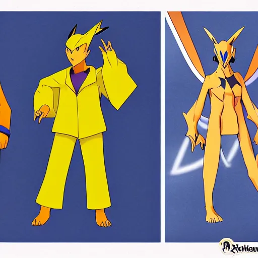 evolution of pokemon alakazam, Stable Diffusion