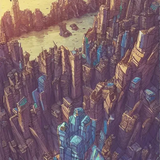 Prompt: a birds eye view overlooking a cell shaded cartoon a walled off ancient fantasy city surrounded by mountains and trees of greens and browns, rivers and lakes, the city is being besieged by monsters, concept art by josan gonzales and wlop, Laurie Greasley and james jean, highly detailed, sharp focus, Trending on Artstation, HQ, deviantart, art by artgem