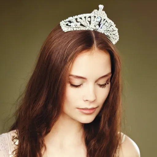 Image similar to tiara on her head