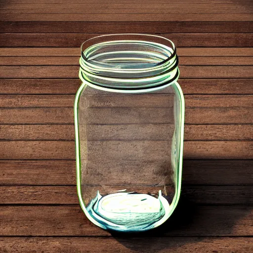 Image similar to the universe in a mason jar, 8 k, hyper realistic, high quality,