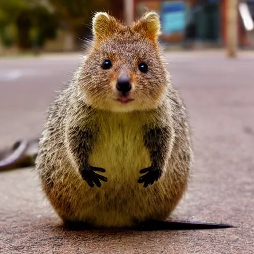 Prompt: a cute quokka in the style of Dr Seuss