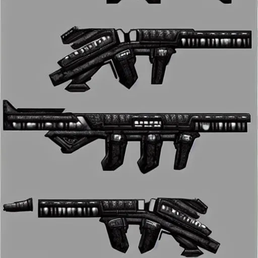 Prompt: weapon design, a handsome pistol, colossal sci fi artillery weapon, concept art, artstation, unreal engine