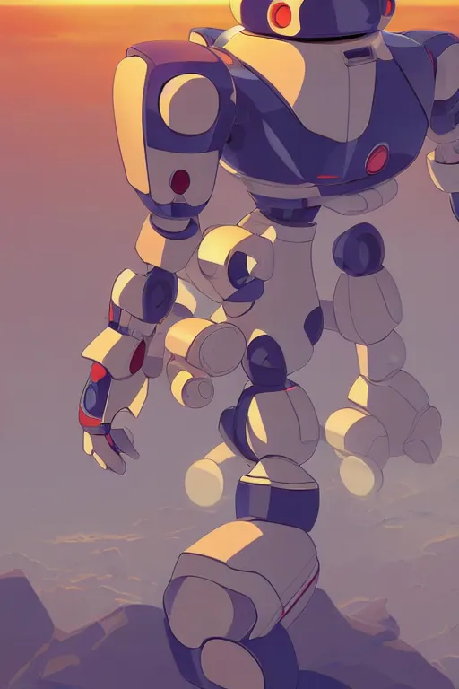 Image similar to metabots medabots medarotto medarot robot minimalist comics, behance hd by jesper ejsing, by rhads, makoto shinkai and lois van baarle, ilya kuvshinov, rossdraws global illumination ray tracing hdr radiating a glowing aura