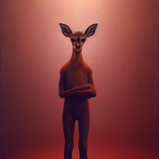 Prompt: portrait of a dik dik in spaceballs movie, artstation painted by Zdislav Beksinski and Wayne Barlowe