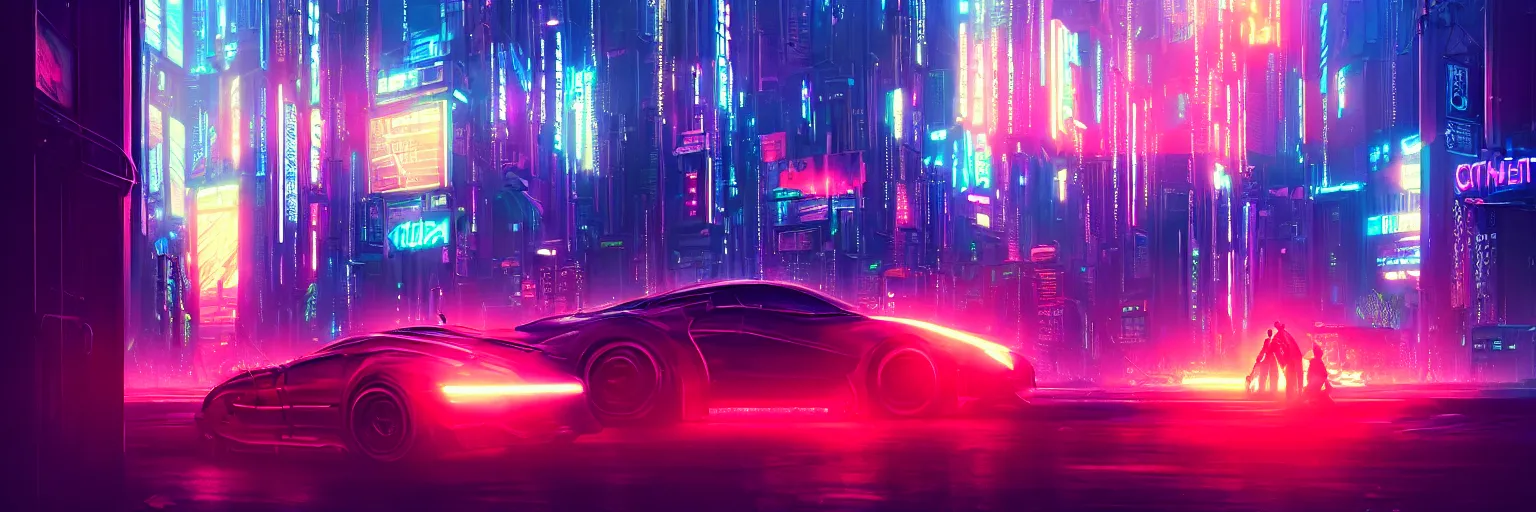 Image similar to cinematic photography of a cyberpunk cityscape, cyber led neon lighting, flare lighting, bokeh, rule of thirds, hyper photorealistic, crispy quality, digital photography, art by artgerm, art by greg rutkowski, art by pascal blanche,