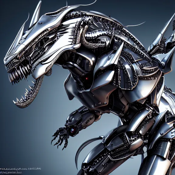 Image similar to detailed mawshot of a gigantic goddess elegant beautiful stunning anthropomorphic hot robot mecha female dragon, eating and swallowing a human whole, with sleek silver metal armor, OLED visor over eyes, micro art, prey, vore, digital art, mawshot, dragon vore, dragon maw, furry art, high quality, 8k 3D realistic, macro art, micro art, Furaffinity, Deviantart, Eka's Portal, G6